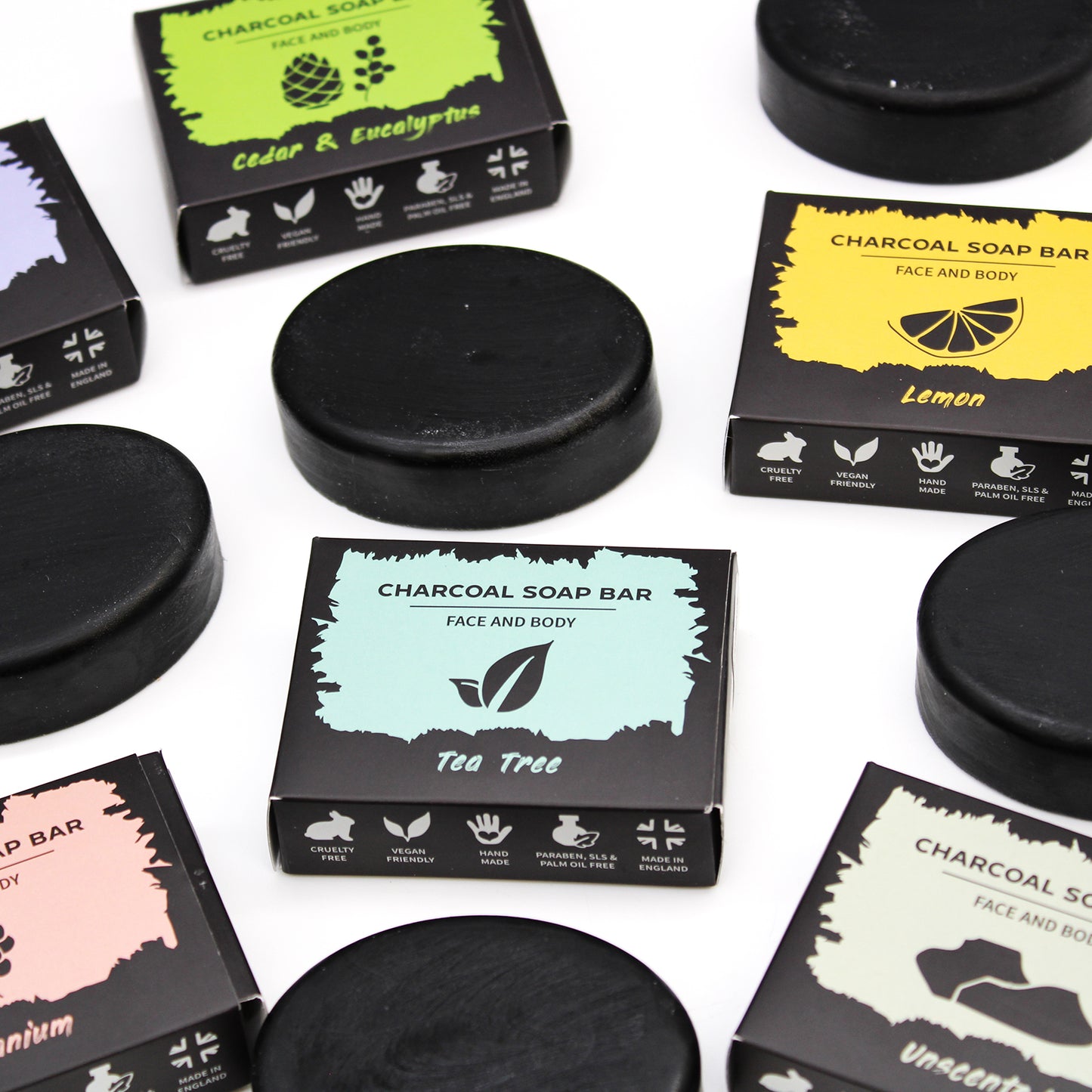 Charcoal Soap Bar – Tea Tree | Blemish-Fighting Detox