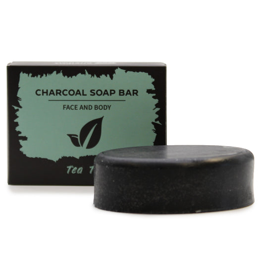 Charcoal Soap Bar – Tea Tree | Blemish-Fighting Detox