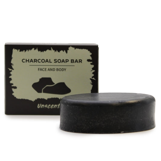 Charcoal Soap Bar – Unscented | Gentle Detox for Sensitive Skin