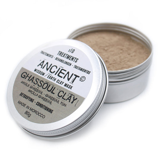 Ghassoul Clay Mask Powder – 80g | Mineral-Rich Deep Cleanse