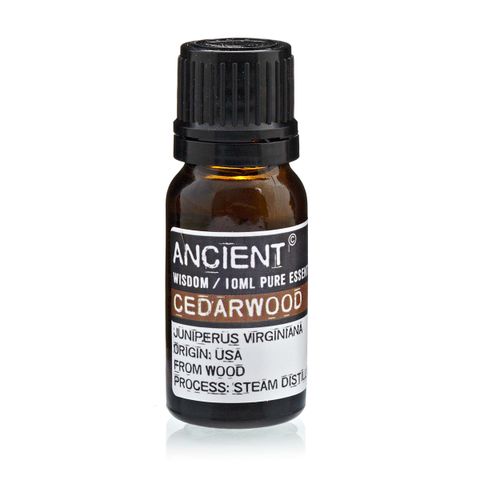 Cedarwood Virginian Essential Oil (Juniperus virginiana) – 10ml | Grounding, Respiratory & Skin Toning Support