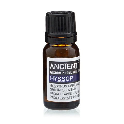 Hyssop Essential Oil (Hyssopus officinalis) – 10ml | Respiratory, Immune & Skin Support