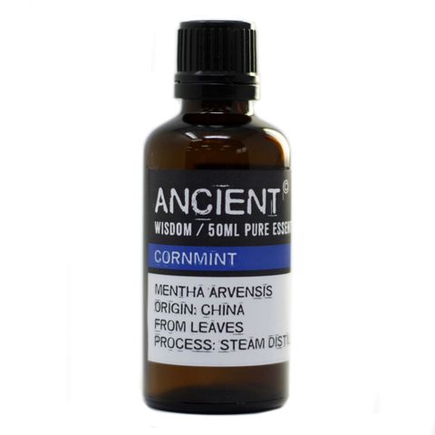 Cornmint Essential Oil (Mentha arvensis) – 50ml | Cooling, Mental Clarity & Respiratory Support