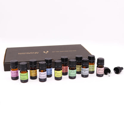 Aromatherapy Essential Oils Set of 12 – Spring Edition | Uplifting Floral & Herbal Scents for Renewal
