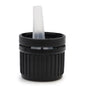 Tamper Evident Cap with Dropper Insert – Black | Secure Bottling for Essential Oils