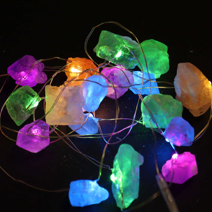 Gemstone Enchantment Lights – Mixed | USB Crystal String Lights