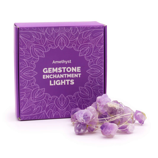 Gemstone Enchantment Lights – Amethyst | USB Crystal String Lights