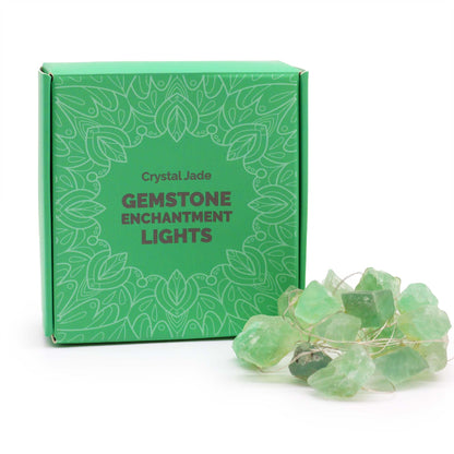 Gemstone Enchantment Lights – Crystal Jade | USB Crystal String Lights