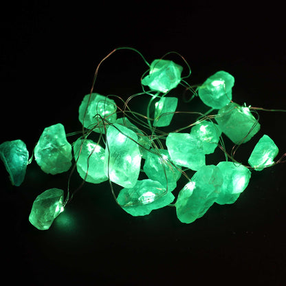 Gemstone Enchantment Lights – Crystal Jade | USB Crystal String Lights