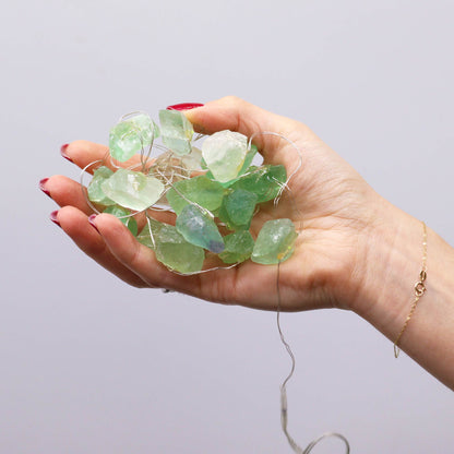 Gemstone Enchantment Lights – Crystal Jade | USB Crystal String Lights