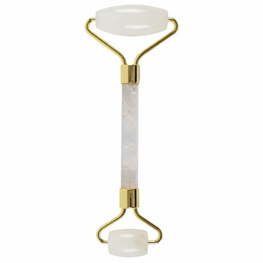 Gemstone Facial Roller – Rock Quartz | Boost Circulation & Promote Skin Clarity