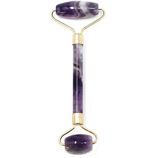 Gemstone Facial Roller – Amethyst | Promote Circulation & Support Skin Clarity