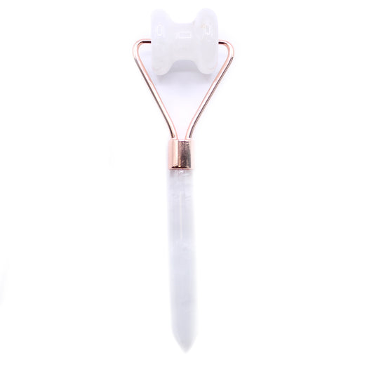 Jawline Gemstone Roller – Rock Quartz | Boost Circulation & Promote Skin Clarity