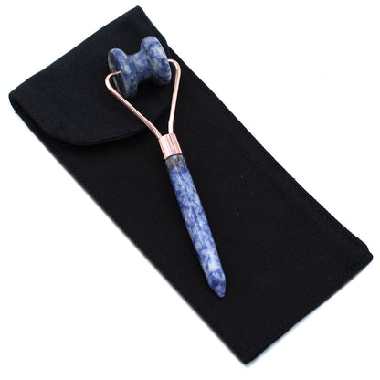 Jawline Gemstone Roller – Sodalite | Stimulate Circulation & Support Skin Calmness