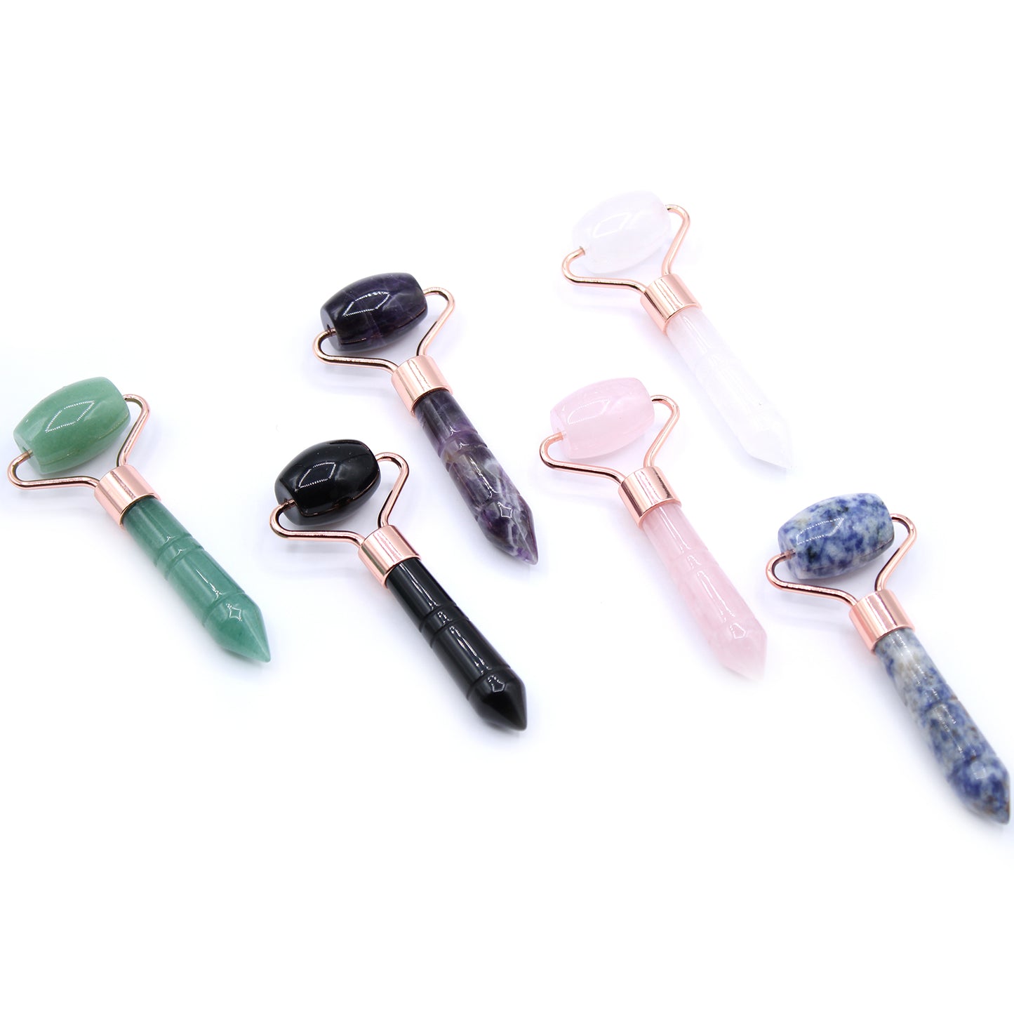Mini Gemstone Facial Roller – Jade | Improve Circulation & Enhance Skin Balance