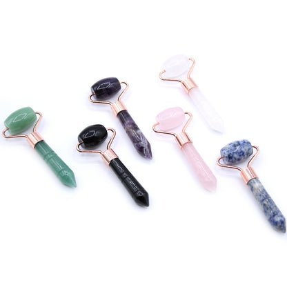 Mini Gemstone Facial Roller – Jade | Improve Circulation & Enhance Skin Balance
