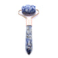 Mini Gemstone Facial Roller – Sodalite | Stimulate Circulation & Support Skin Calmness