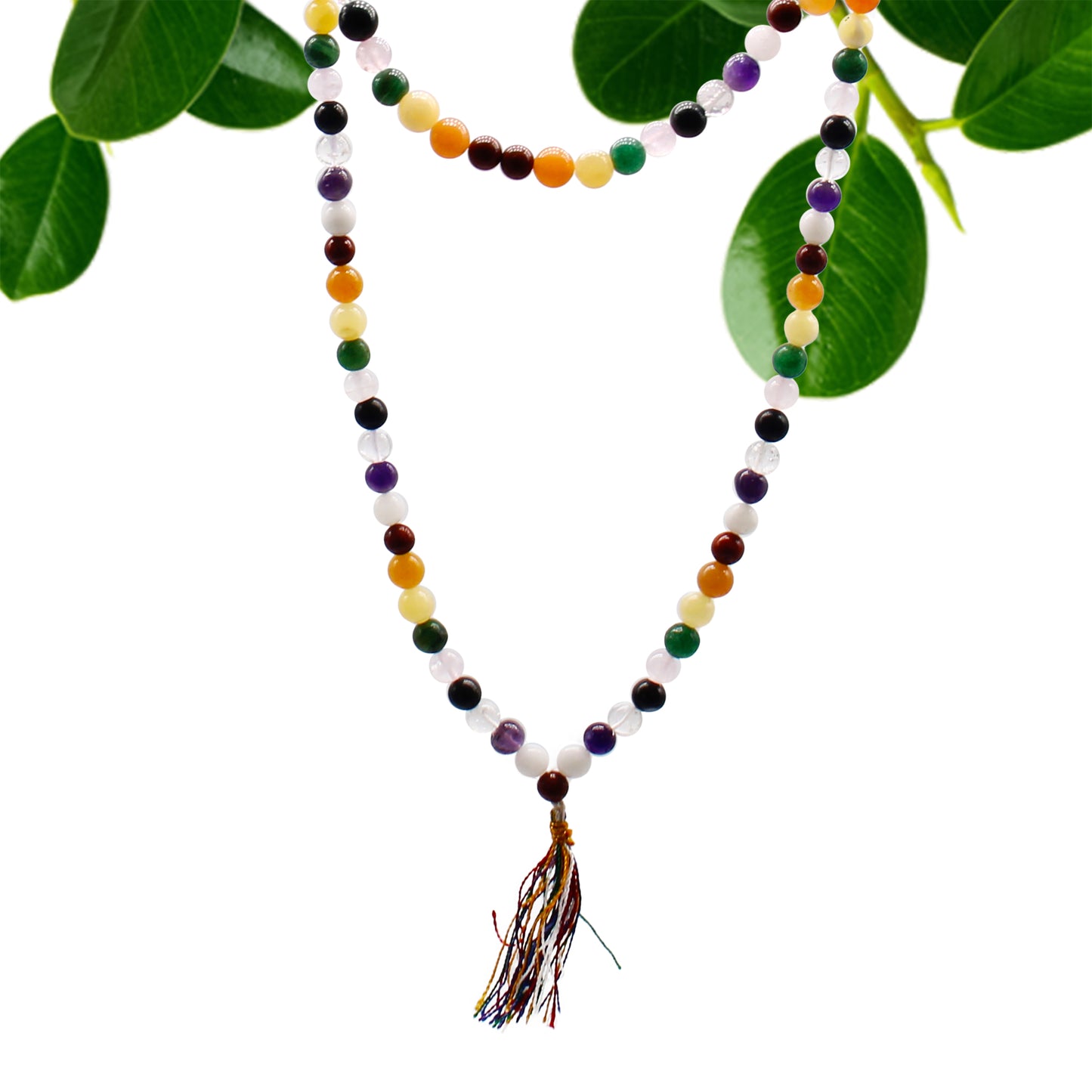 Gemstone Mala Bead Rosary – 9 Planet Astro | 108 Beads