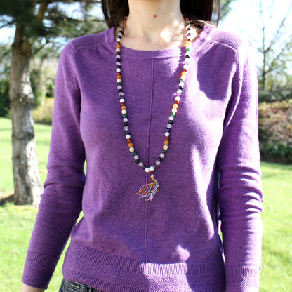 Gemstone Mala Bead Rosary – 9 Planet Astro | 108 Beads