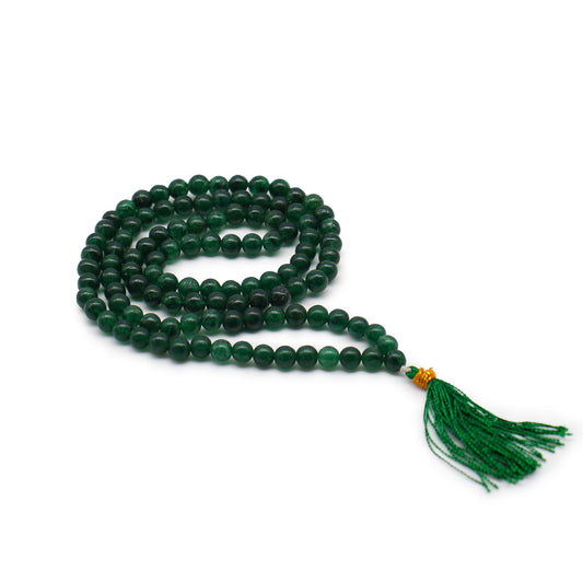 Gemstone Mala Bead Rosary – Jade | 108 Beads