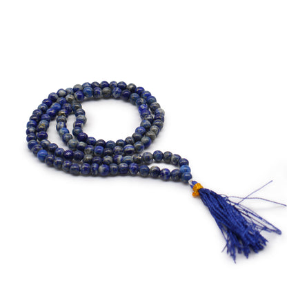 Gemstone Mala Bead Rosary – Lapis Lazuli | 108 Beads