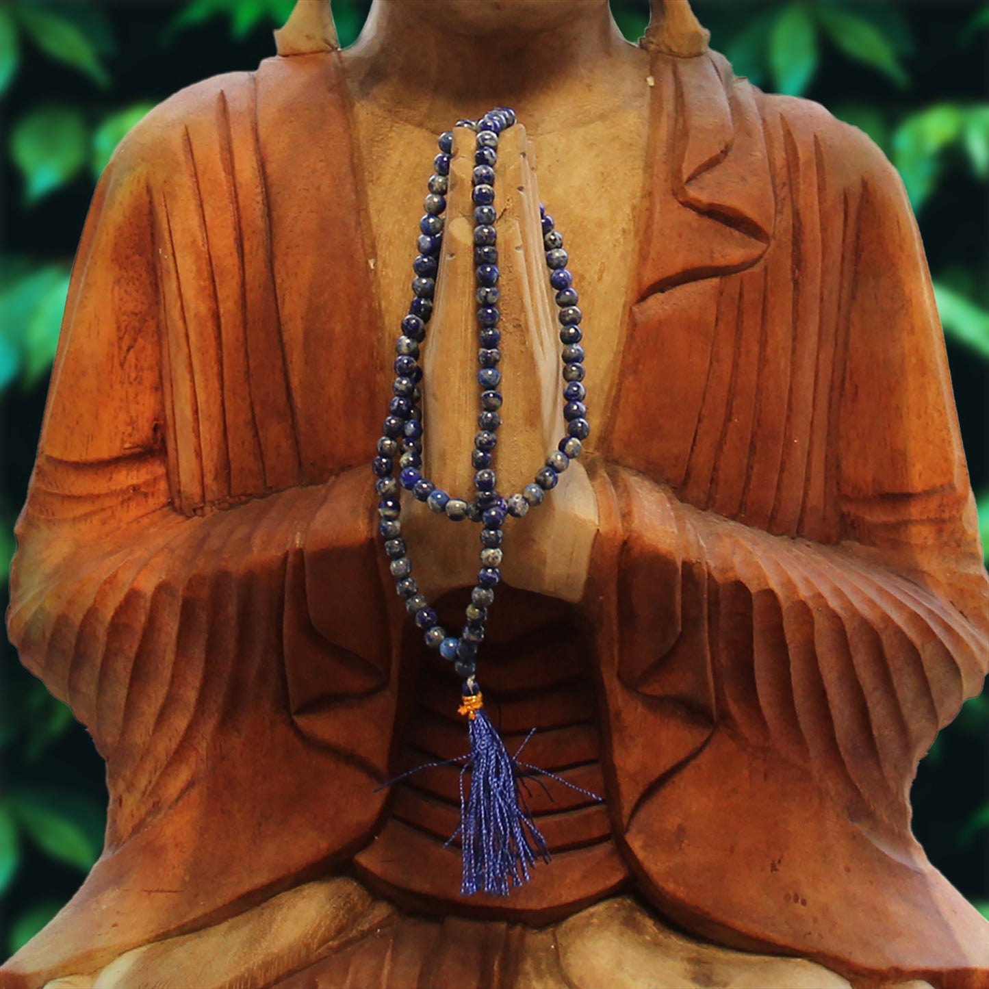 Gemstone Mala Bead Rosary – Lapis Lazuli | 108 Beads