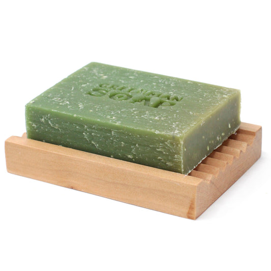 Greenman Soap Bar – Gardener’s Scrub | Lemon & Basil Essential Oils with Poppy Seeds