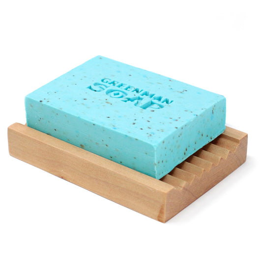 Greenman Soap Bar – Morning Fresh | Frankincense & Bergamot Essential Oils with Dried Mint