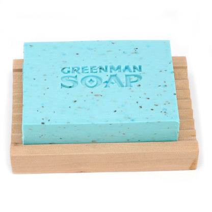 Greenman Soap Bar – Morning Fresh | Frankincense & Bergamot Essential Oils with Dried Mint
