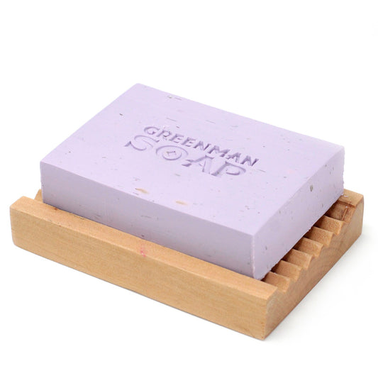Greenman Soap Bar – Night Time | Lavender & Geranium Essential Oils with Dried Lavender