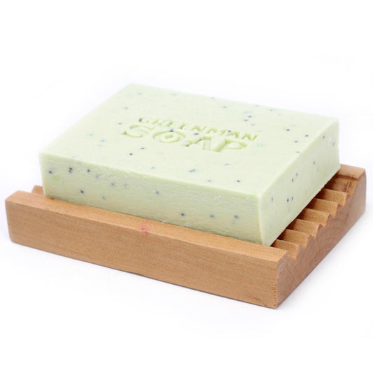 Greenman Soap Bar – Antiseptic | Tea Tree & Peppermint Essential Oils with Poppy Seeds