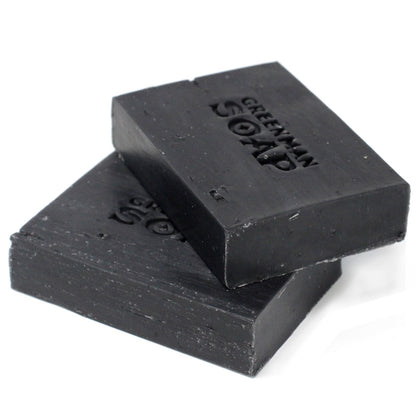 Greenman Soap Bar – Manly Man | Clove & Sage Essential Oils with Activated Charcoal