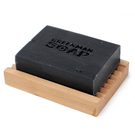 Greenman Soap Bar – Manly Man | Clove & Sage Essential Oils with Activated Charcoal