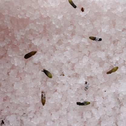 Relax Himalayan Bath Salt Blend – 500g | Lavender Essential Oil with Jojoba oil & Lavender seeds