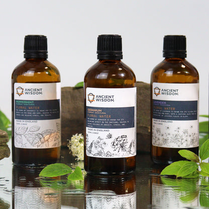 Geranium Hydrolat Floral Water – 100ml | Balancing Skin Toner & Uplifting Botanical Mist