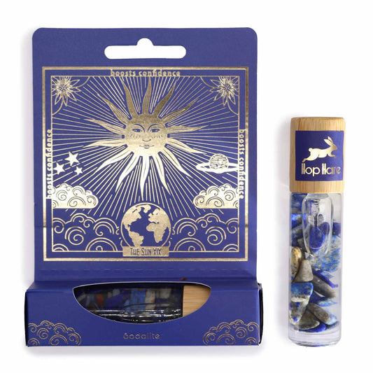 The Sun – Hope Hare Gemstone Essential Oil Roll On | Sodalite with Grapefruit, Bergamot & Lemongrass