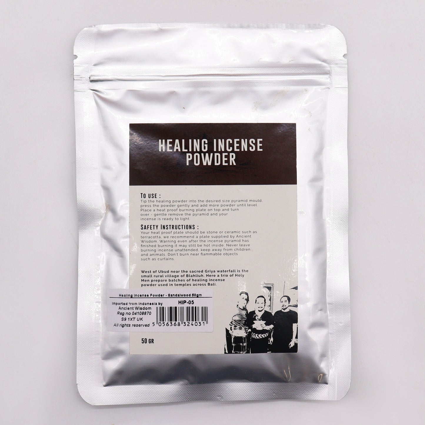 Sandalwood Healing Incense Powder – 50g | Calming & Connection