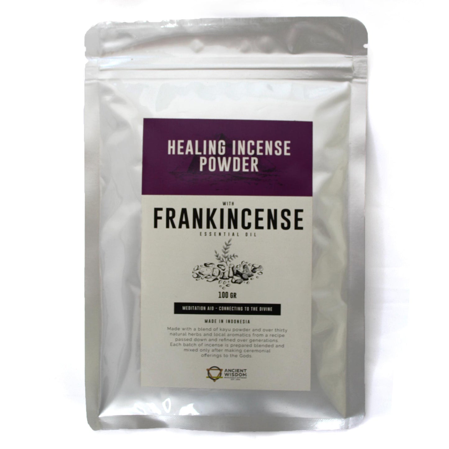 Frankincense Healing Incense Powder – 100g | Meditation Aid