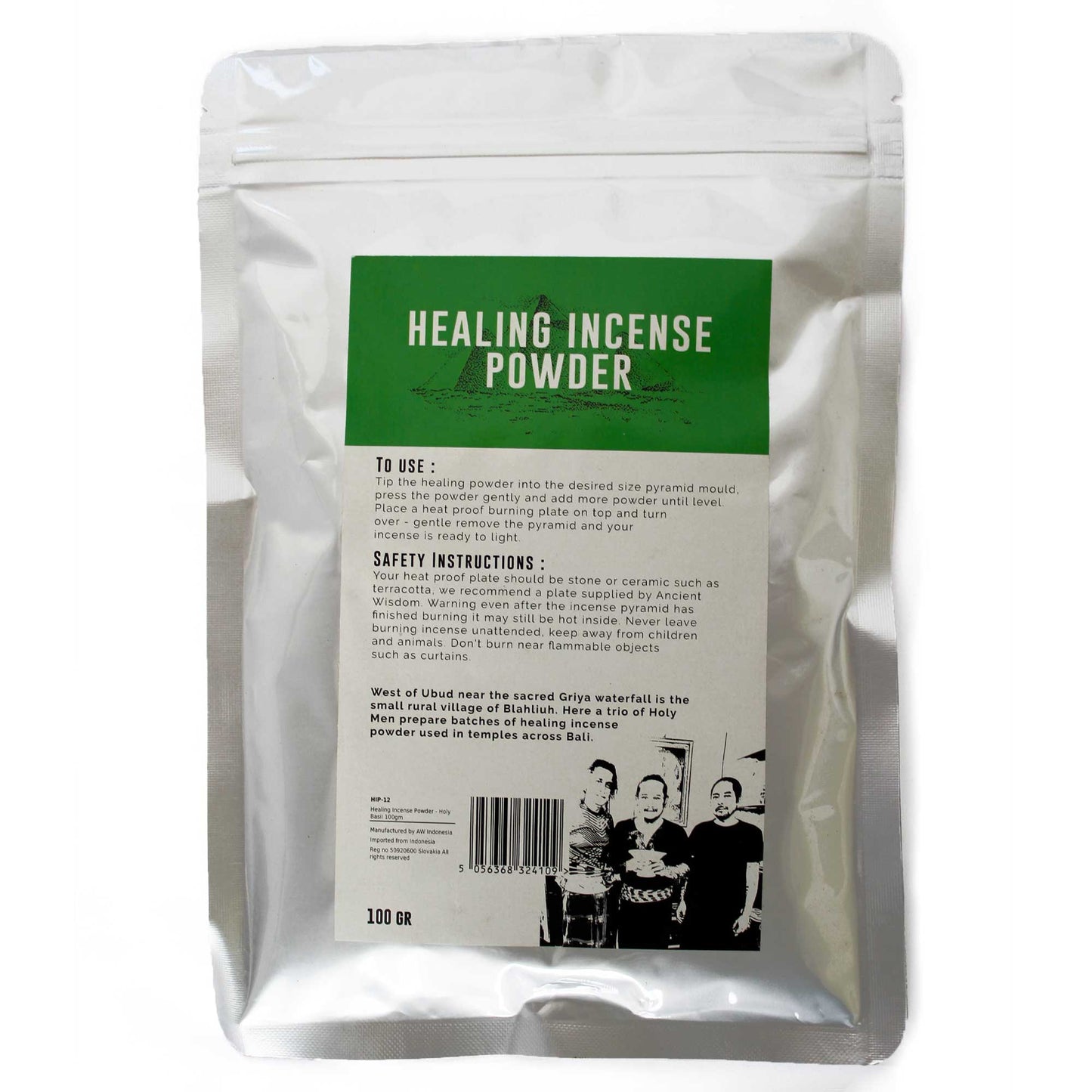 Holy Basil Healing Incense Powder – 100g | Spiritual High