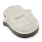 Healing Incense Powder Plate – White Stone | Handcrafted Ritual Burner for Clarity & Peace