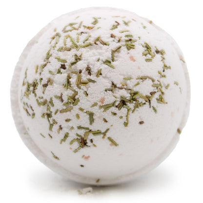 Clarity Himalayan Salt Bath Bomb – 180g | Rosemary & Clary Sage Essential Oils with Olive Oil & Dried Rosemary