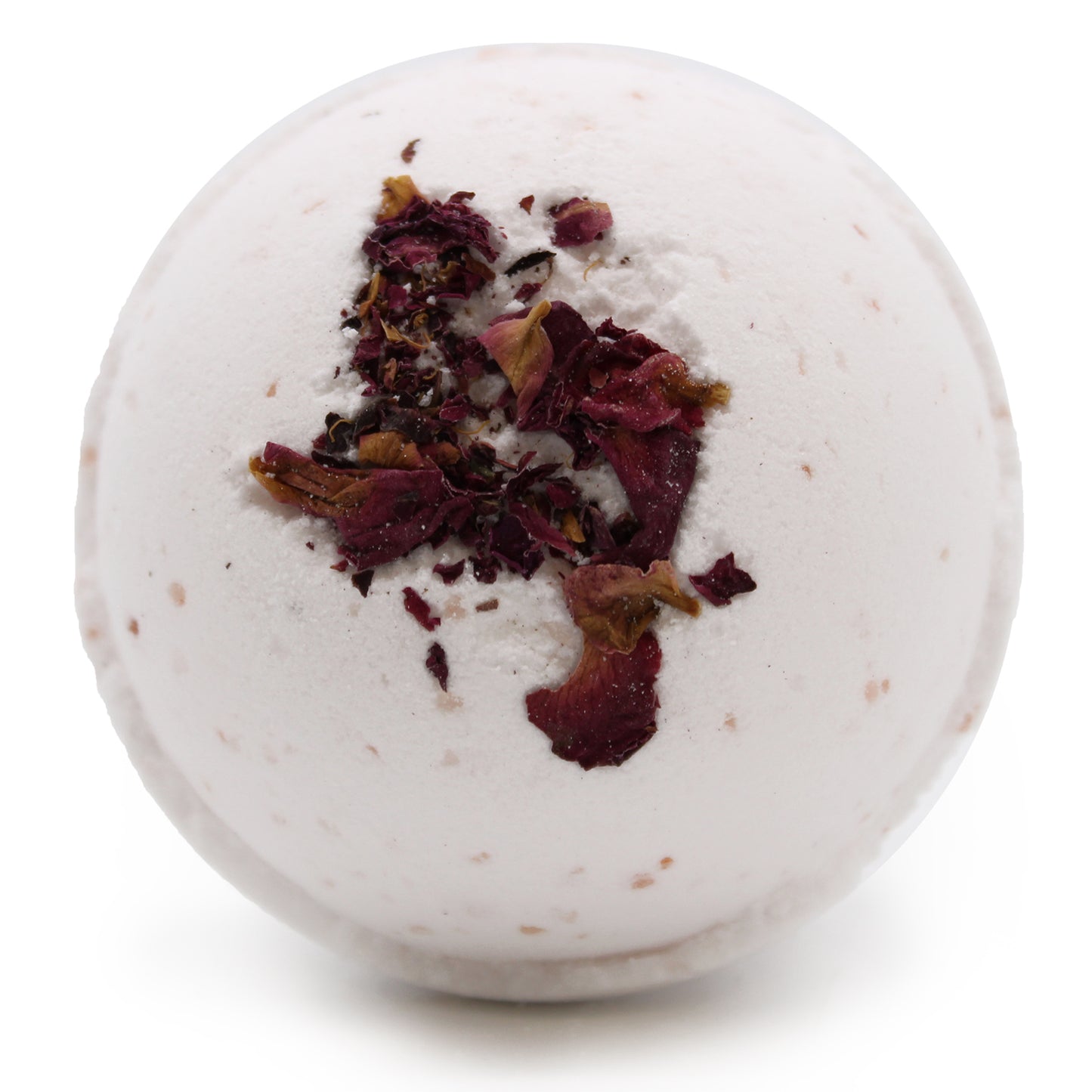Sensual Himalayan Salt Bath Bomb – 180g | Ylang Ylang Essential Oil with Coconut Oil & Dried Rose Petals