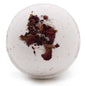 Sensual Himalayan Salt Bath Bomb – 180g | Ylang Ylang Essential Oil with Coconut Oil & Dried Rose Petals