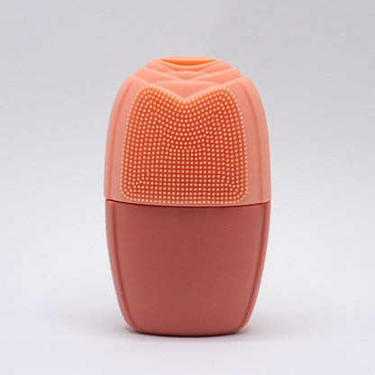 Silicone Ice Face Roller – Peach | 3-in-1 Cold Therapy & Skincare Tool
