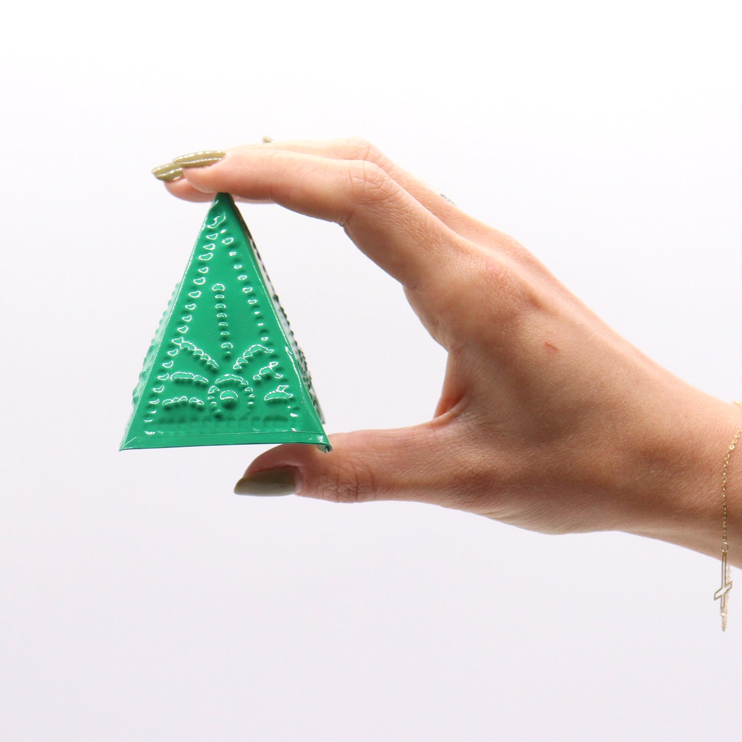 Incense Powder Pyramid Mould Set – Blue, Green & Purple | Moulds for Smoke Cleansing Rituals