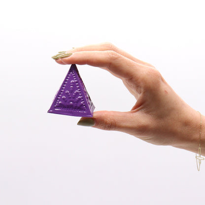 Incense Powder Pyramid Mould Set – Blue, Green & Purple | Moulds for Smoke Cleansing Rituals