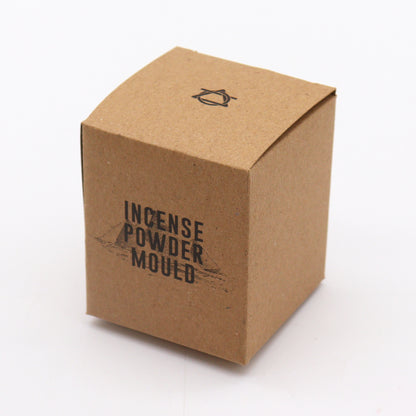 Incense Powder Pyramid Mould Set – Silver | 3-Piece Set for Ritual Cleansing