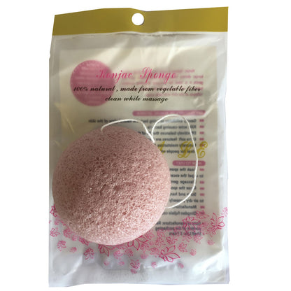 Konjac Facial Cleansing Sponge – Rose | Ultra-Gentle Daily Cleansing