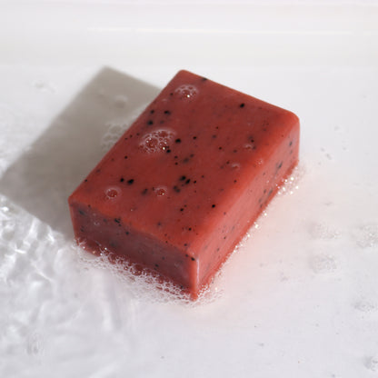 Klay Soap Bar – Orange & Ginger | Yellow Clay + Coffee Grounds
