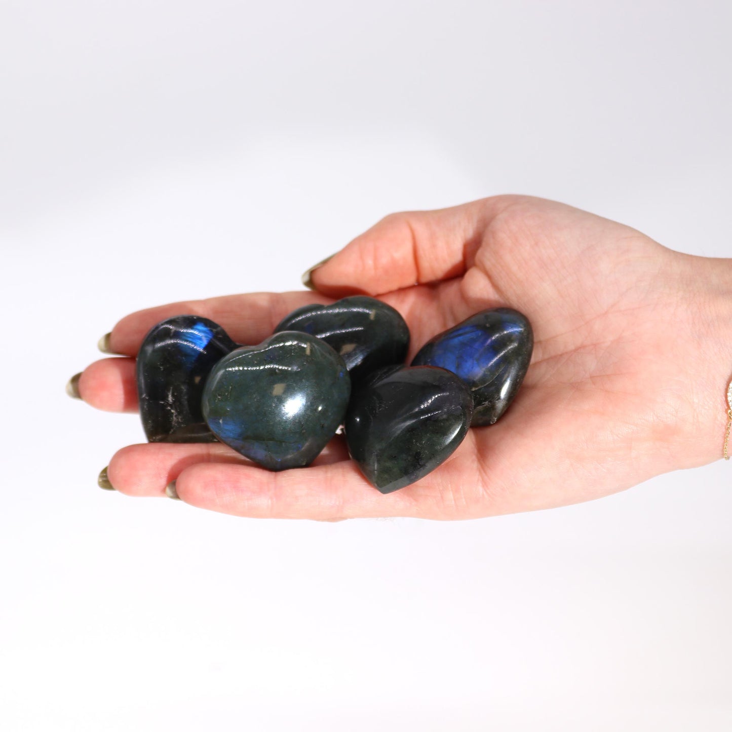 Labradorite Heart – Small | Polished Mineral Stone